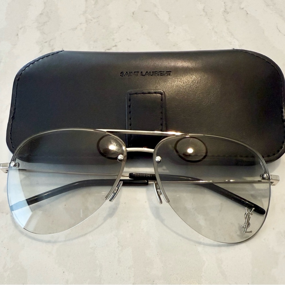 Yves Saint Laurent Sunglasses with leather case